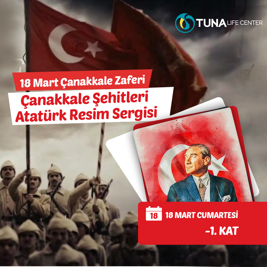 18 Mart Çanakkale Zaferi Atatürk Resim Sergisi